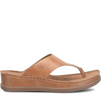 Quarter turn Women's BORN Footwear style name Edie in color Brown. Sku: BR0071706