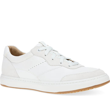 Quarter turn Women's Dansko Footwear style name Josey in color White Nappa. Sku: 10102000300