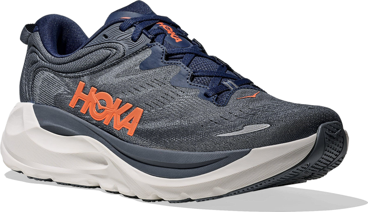 Men's HOKA Footwear in Midnight Blue/ Faded Navy. Sku: 1171932-MLFD