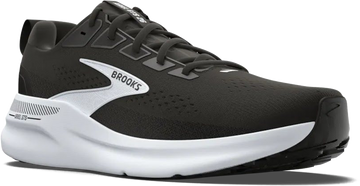 Quarter turn view Women's Brooks Footwear style name Ariel GTS 26 Medium in color Black/ Grey/ White. Sku: 120444-1B090