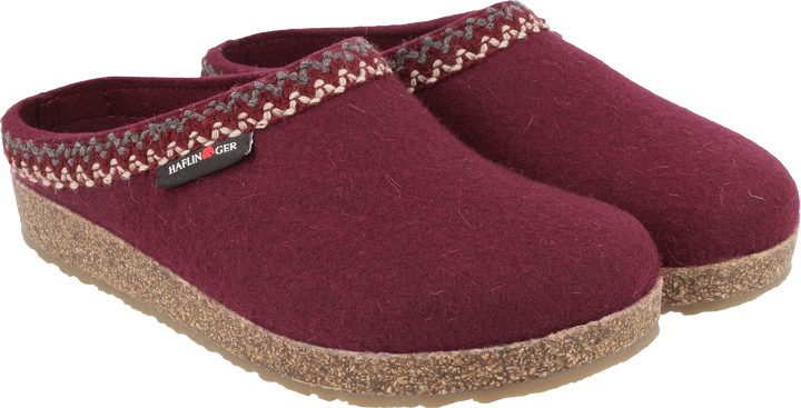 Women's Haflinger Grizzly ZigZag in Bordo. Sku: 711053-9