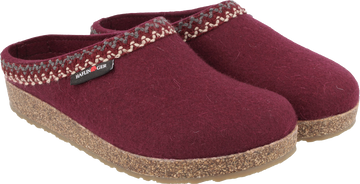 Women's Haflinger Grizzly ZigZag in Bordo. Sku: 711053-9