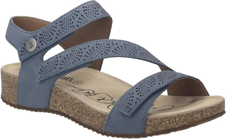 Quarter turn view Women's Josef Seibel Footwear style name Tonga 78 in color Indigo. Sku: 78578-380525