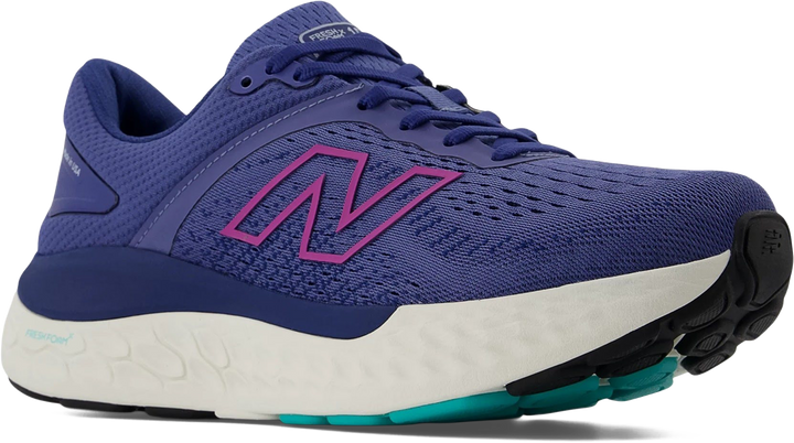 Quarter turn view Women's New Balance Footwear style name 1540 V4 Extra Wide in color Night Sky/ Moon Shadow. Sku: W1540NS4-4E